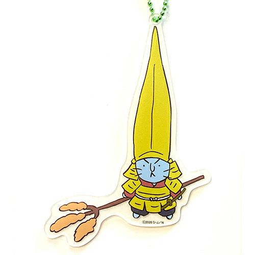 ねこねこ日本史　和紙アクリルキーホルダー　前田利家