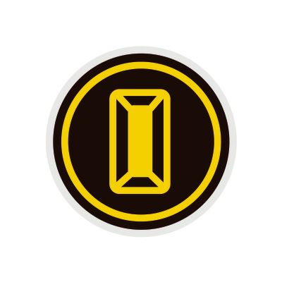 お城アイコン｜マスクチャーム　矢狭間