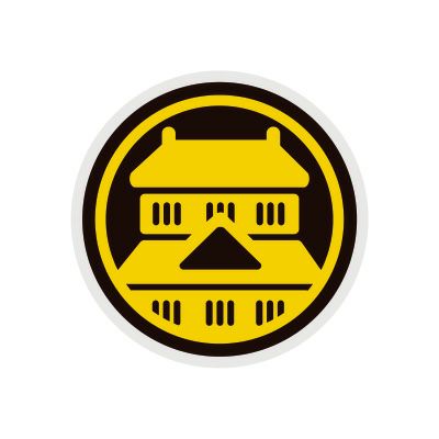 お城アイコン｜マスクチャーム　千鳥破風