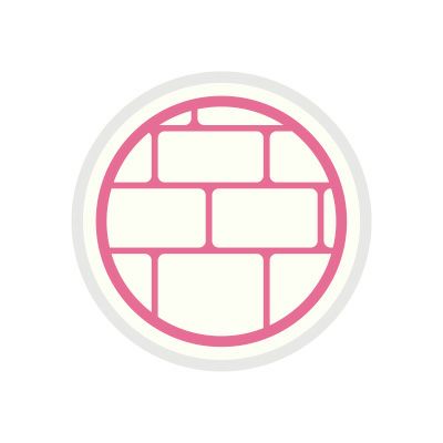 お城アイコン｜マスクチャーム　切込接ぎ