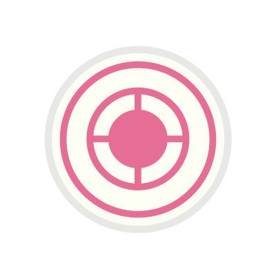 お城アイコン｜マスクチャーム　丸狭間